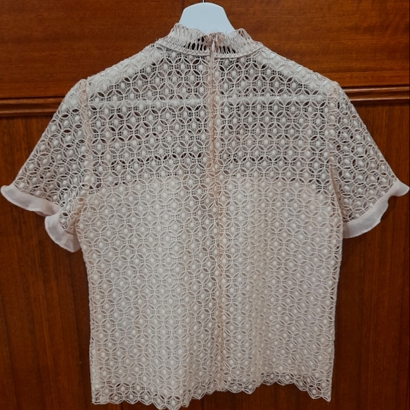 Zara Lace Top Blouse size M - Picture 2 of 6